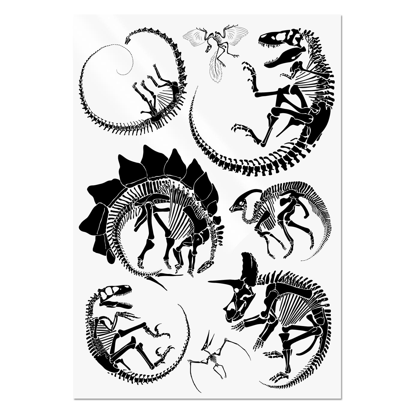 Dinosaur Fossil Tattoo